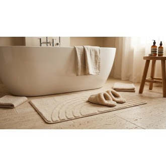Koupelnová předložka SAT Cool 80x50 cm béžová SATDPREDCOBE