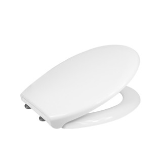 Mereo WC sedátko, duroplast, Soft - Close, celonerez. panty - Easy Lock, bílé CSS112S