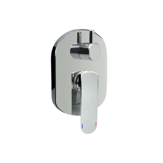 Mereo Mada sprchová baterie podomítková s přepínačem, Mbox, oválný kryt CBQ60106MB