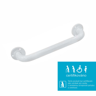 Madlo rovné pr. 25 mm, 60 cm, bílé KD808