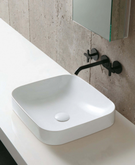 Umyvadlo SOFT - na desku / zápustné - 75 × 40 cm