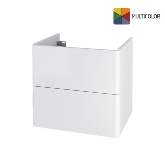 Siena, skříňka 590x548x457 mm, push, 2 zásuvky, multicolor - RAL lesk CN490SzzzzL