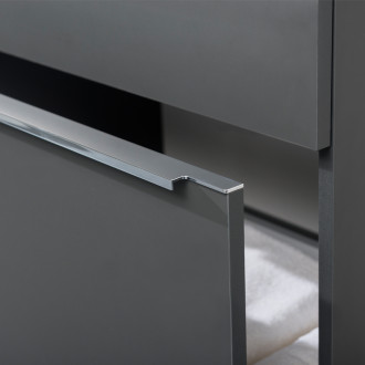 Mailo, koupelnová skříňka s umyvadlem z litého mramoru, 1210x750x476 mm, bílá lesk CN513M