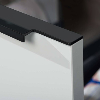 Mailo koupelnová skříňka vysoká, 350x1700x385 závěsná, L/P otevírání bílá lesklá  CN514LPB