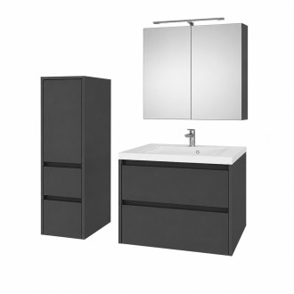 Mereo Opto, koupelnová skříňka 80 cm, černá