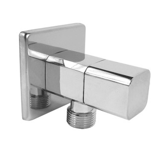 Mereo Rohový kohout 1/2", chromovaný, bez filtru, s keramickou kartuší a růžicí CR35L