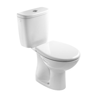 Mereo WC kombi, spodní odpad s armaturou
