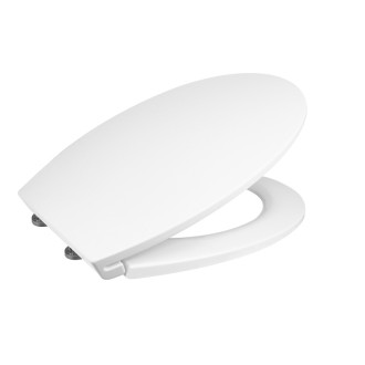 Mereo WC sedátko Slim duroplast, Soft - Close, celonerez. panty - Easy Lock, bílé CSS114S