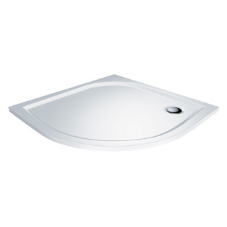 Mereo Sprchová vanička, R550, 90x90x3 cm, litý mramor, bílá, bez nožiček, gelcoat CV05M