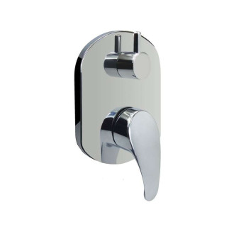 Mereo Sonáta sprchová baterie podomítková s přepínačem, Mbox, oválný kryt CB60106B