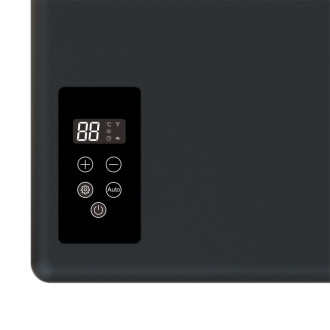 Mereo Elektrický sušák ručníků, 3 moduly, černý