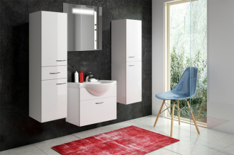 VIKY - B, vys.boční skříňka, 2x dvířka, v demontu, na zavěšení, levé provedení OLNVIKI302L