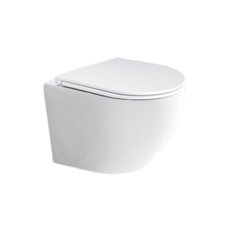 Mereo WC závěsné kapotované, RIMLESS, 490x370x360, keramické, vč. sedátka CSS123, 16ks