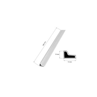 Mereo Spodní ALU prahová lišta pro CK10111Zx - CK10511Zx