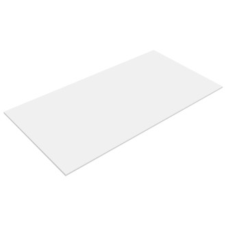 NELIO keramická deska Blanco 117,5x0,9x49,3cm, bílá mat