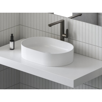 Umyvadlová stojánková baterie Chrome II CR II 015.02 s boční pákou (CR II 015.22GB Umyvadlová stojánková baterie 300 mm bez výpusti, grafit kartáčovan