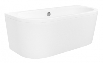 BESCO vana volně stojící VISTA, 1400 × 750 mm, bílá barva, sanitární kompozit VANTUR140