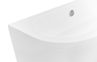 BESCO vana volně stojící VISTA, 1400 × 750 mm, bílá barva, sanitární kompozit VANTUR140