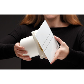 E-100 GT koupelnový ventilátor axiální s časovačem, 8W, potrubí 100mm, bílá 00900100