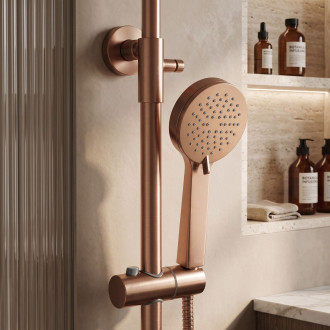 Sprchový set s termostatem Rea Parot Light Brush Copper