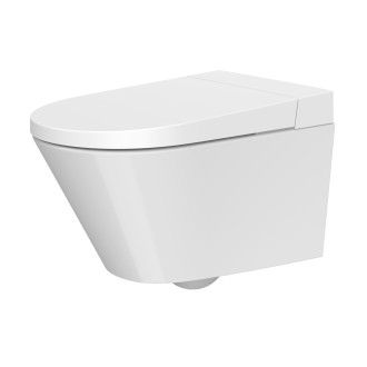Chytré WC závěsné, RIMLESS, 592x380x430 cm, keramické, vč. sedátka