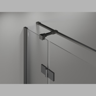 Mexen Mist-H T kabina prysznicowa uchylna prawa 115 x 120 cm, transparent, gun metal - 8A5T-115-120-95-00-P