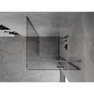 Mexen Mist-H T kabina prysznicowa uchylna prawa 120 x 120 cm, transparent, gun metal - 8A5T-120-120-95-00-P