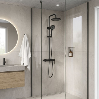 Rea Sprchový set Rea Foss Clif Black REA-P5645
