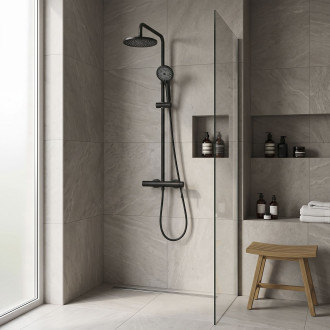 Rea Sprchový set Rea Foss Clif Black REA-P5645