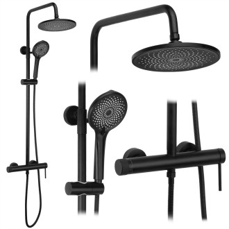 Rea Sprchový set Rea Foss Clif Black REA-P5645