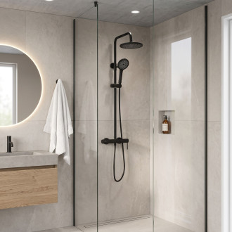 Rea Sprchový set Rea Foss Clif Black REA-P5645