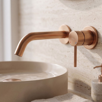 Rea Clif Brush Copper Podomítková vanová baterie REA-B5842