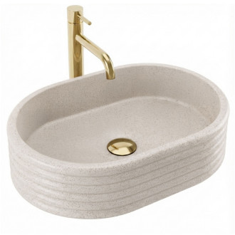 REA Umyvadlo na desku Nicoletta Beige REA-U7346