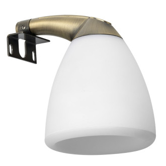 CANDELA nástěnné LED svítidlo, 4 W, 83x108x114mm, IP44, bronz