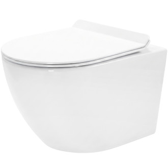 Rea Závěsné WC Carlo Mini Rimless Duroplast/Flat REA-C2760