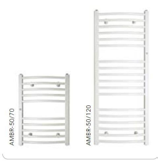 radiátor AMBRA R 500 x 1394 mm, C35 white silk RADAMBR501435