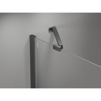 Mexen Mist-H Duo kabina prysznicowa uchylna lewa 95 x 90 cm, transparent, gun metal - 8A5-095L-090P-95-00