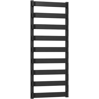 CERANO - Koupelnový elektrický radiátorový set Adriano - 600W - černá matná - 1200x500 mm
