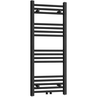 CERANO - Koupelnový elektrický radiátorový set Benito - 300W - černá matná - 1000x450 mm