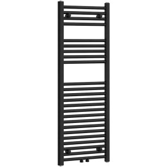 CERANO - Koupelnový elektrický radiátorový set Benito - 300W - černá matná - 1200x450 mm