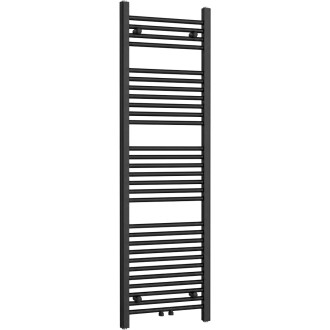 CERANO - Koupelnový elektrický radiátorový set Benito - WIFI - 600W - černá matná - 1500x450 mm