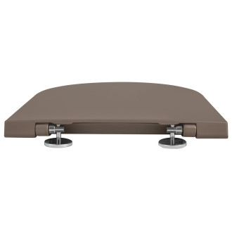 INFINITY WC sedátko, SLIM, Soft Close, Easy Take, taupe