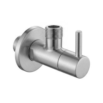 Rohový ventil 1/2" x 3/8" Brush Nickel