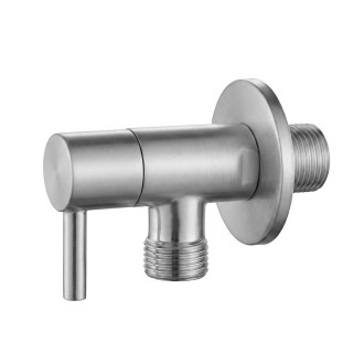 Rohový ventil 1/2" x 3/8" Brush Nickel