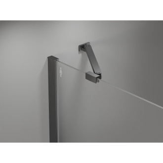 Mexen Mist-H Duo kabina prysznicowa uchylna prawa 90 x 110 cm, transparent, gun metal - 8A5-090L-110P-95-00