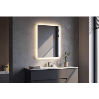 FAGO zrcadlo s LED osvětlením 50x70cm, dotykový senzor, stmívatelné