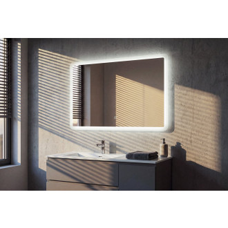 FAGO zrcadlo s LED osvětlením 80x60cm, dotykový senzor, stmívatelné