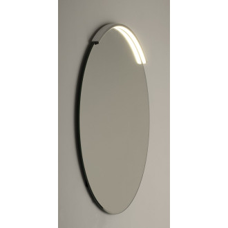 MOON LED svítidlo 6,5W, 230V, 431x12x22mm, R300mm, chrom