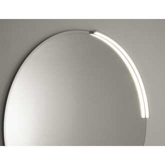 MOON LED svítidlo 8,8W, 230V, 573x12x22mm, R400mm, chrom