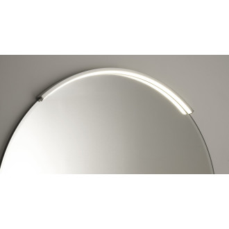 MOON LED svítidlo 8,8W, 230V, 573x12x22mm, R400mm, chrom